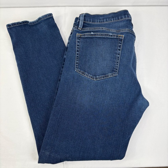 FRAME L'Homme Slim Stretch Dark Wash Denim Jeans Mens Size 36 (36x32) - Picture 2 of 10